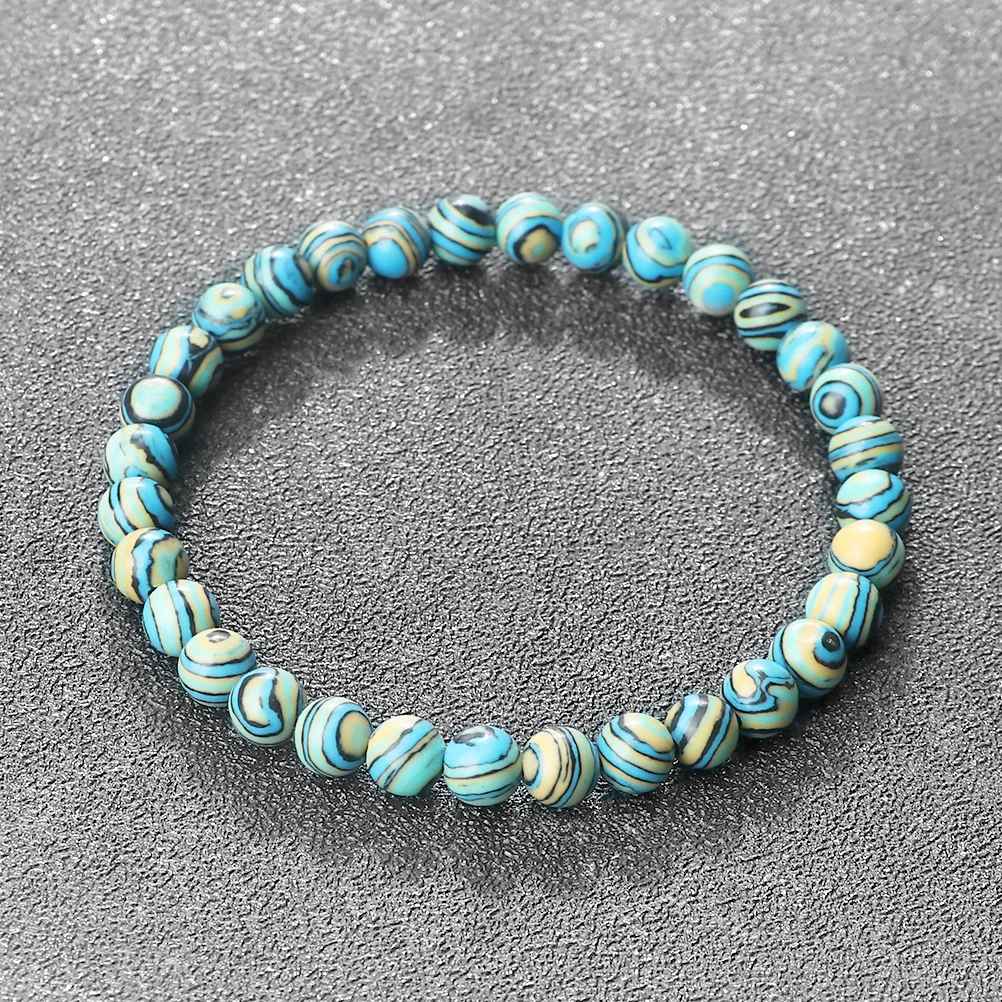 Amari - Blå Malachit Natursten Armband